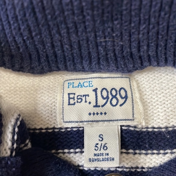 Children’s Place Boy Quarter Zip‎ Sweater - Picture 4 of 4